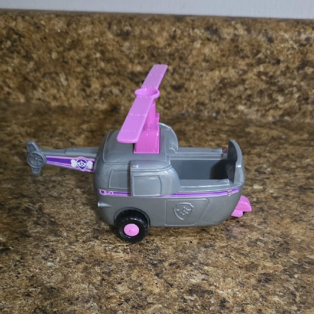 Paw Patrol Skye's Gray and Pink Helicoptor with Aviation Features